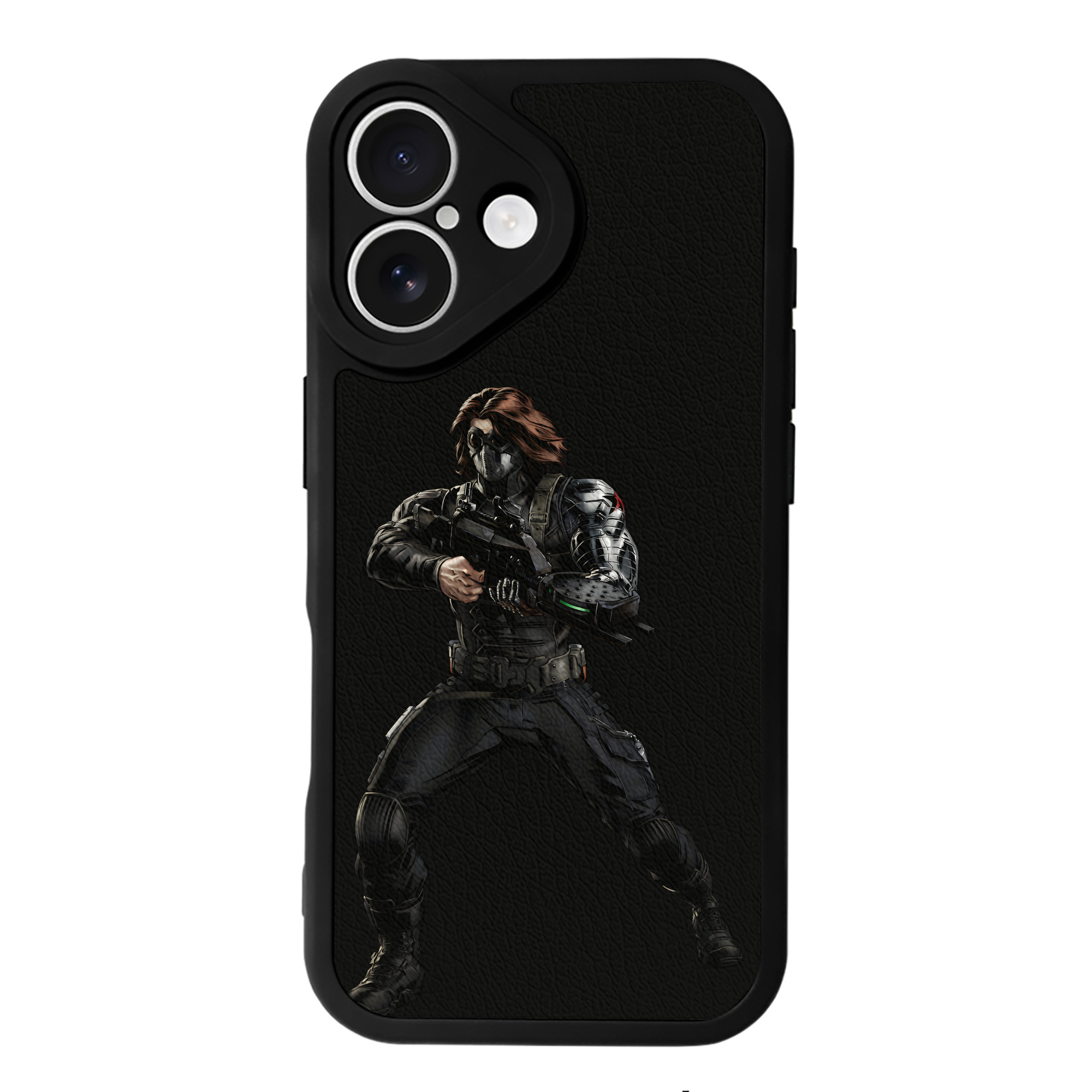 （画像用） アベンジャーズ The Avengers 【iPhone 16シリーズ対応】シリコンスマホケース（レザー調） 材質：シリコン
